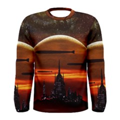 Science-fiction-digital-illustration Men s Long Sleeve T-shirt