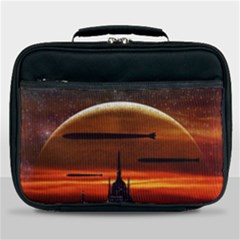 Science-fiction-digital-illustration Lunch Bag by Cowasu