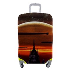 Science-fiction-digital-illustration Luggage Cover (small) by Cowasu