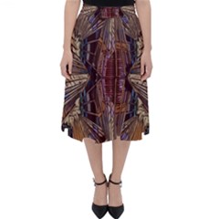 Abstract-design-backdrop-pattern Classic Midi Skirt