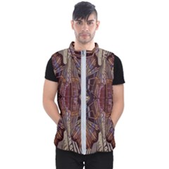 Abstract-design-backdrop-pattern Men s Puffer Vest