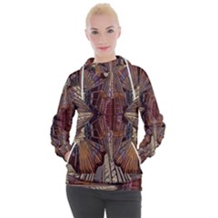 Abstract-design-backdrop-pattern Women s Hooded Pullover