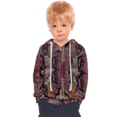 Abstract-design-backdrop-pattern Kids  Overhead Hoodie