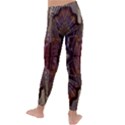 Abstract-design-backdrop-pattern Kids  Lightweight Velour Leggings View4