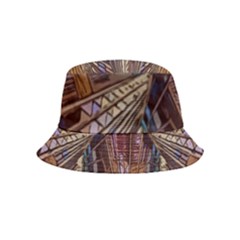 Abstract-design-backdrop-pattern Bucket Hat (kids) by Cowasu