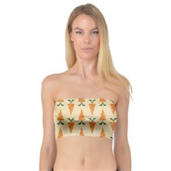 Patter-carrot-pattern-carrot-print Bandeau Top by Cowasu