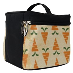 Patter-carrot-pattern-carrot-print Make Up Travel Bag (small) by Cowasu