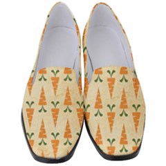 Patter-carrot-pattern-carrot-print Women s Classic Loafer Heels by Cowasu