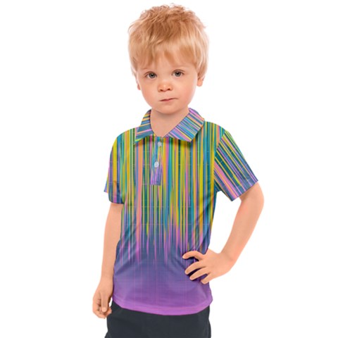 Background-colorful-texture-bright Kids  Polo T-shirt by Cowasu