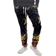 Tiger-predator-abstract-feline Men s Jogger Sweatpants by Cowasu