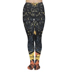 Tiger-predator-abstract-feline Tights