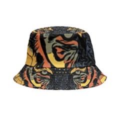 Tiger-predator-abstract-feline Inside Out Bucket Hat by Cowasu