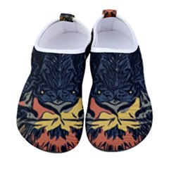 Tiger-predator-abstract-feline Kids  Sock-style Water Shoes by Cowasu