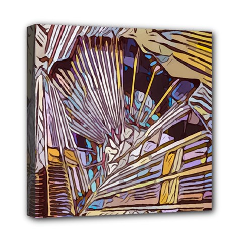 Abstract-drawing-design-modern Mini Canvas 8  X 8  (stretched) by Cowasu