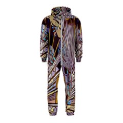 Abstract-drawing-design-modern Hooded Jumpsuit (kids)