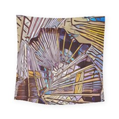 Abstract-drawing-design-modern Square Tapestry (small)