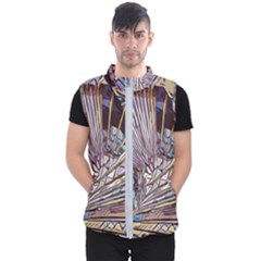 Abstract-drawing-design-modern Men s Puffer Vest