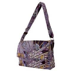 Abstract-drawing-design-modern Full Print Messenger Bag (m) by Cowasu