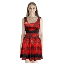 Planet-hell-hell-mystical-fantasy Split Back Mini Dress 