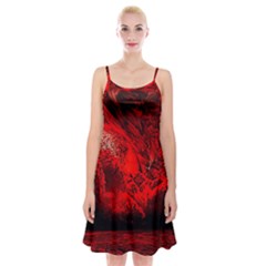 Planet-hell-hell-mystical-fantasy Spaghetti Strap Velvet Dress