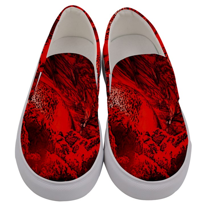 Planet-hell-hell-mystical-fantasy Men s Canvas Slip Ons