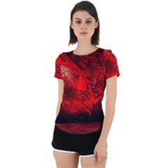 Planet-hell-hell-mystical-fantasy Back Cut Out Sport T-shirt by Cowasu