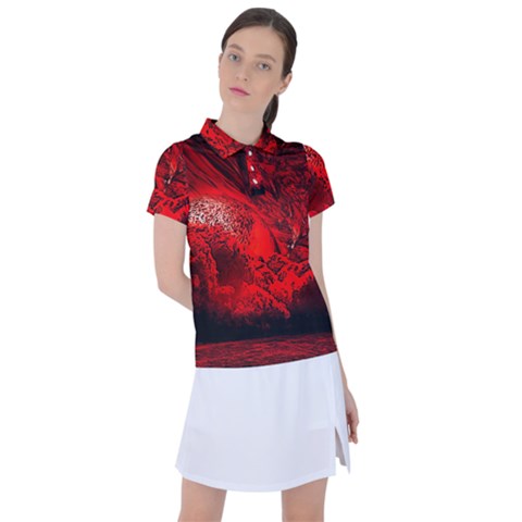 Planet-hell-hell-mystical-fantasy Women s Polo T-shirt by Cowasu