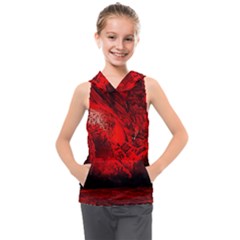 Planet-hell-hell-mystical-fantasy Kids  Sleeveless Hoodie by Cowasu