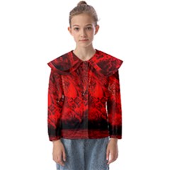 Planet-hell-hell-mystical-fantasy Kids  Peter Pan Collar Blouse by Cowasu