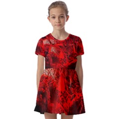 Planet-hell-hell-mystical-fantasy Kids  Short Sleeve Pinafore Style Dress by Cowasu