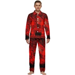 Planet-hell-hell-mystical-fantasy Men s Long Sleeve Velvet Pocket Pajamas Set by Cowasu