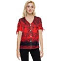 Planet-hell-hell-mystical-fantasy Bow Sleeve Button Up Top View1