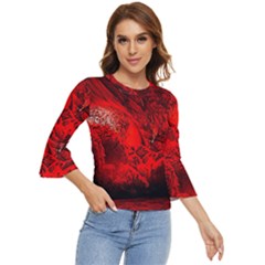 Planet-hell-hell-mystical-fantasy Bell Sleeve Top