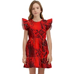 Planet-hell-hell-mystical-fantasy Kids  Winged Sleeve Dress by Cowasu