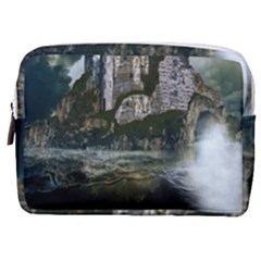 Sea-island-castle-landscape Make Up Pouch (medium)