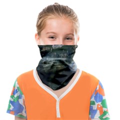 Sea-island-castle-landscape Face Covering Bandana (kids) by Cowasu