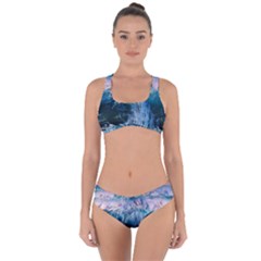 Sea-waves-ocean-water-beach-surf Criss Cross Bikini Set