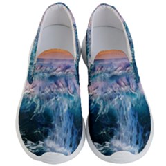 Sea-waves-ocean-water-beach-surf Men s Lightweight Slip Ons by Cowasu