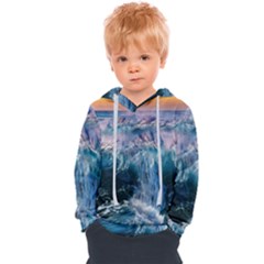 Sea-waves-ocean-water-beach-surf Kids  Overhead Hoodie