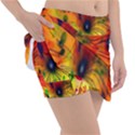 Color-background-structure-lines Classic Tennis Skirt View3