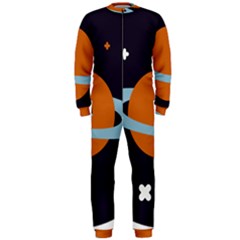 Planet-orbit-universe-star-galaxy Onepiece Jumpsuit (men)