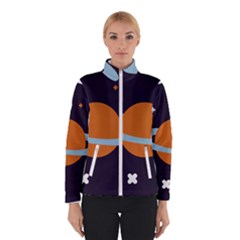 Planet-orbit-universe-star-galaxy Women s Bomber Jacket