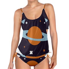 Planet-orbit-universe-star-galaxy Tankini Set by Cowasu