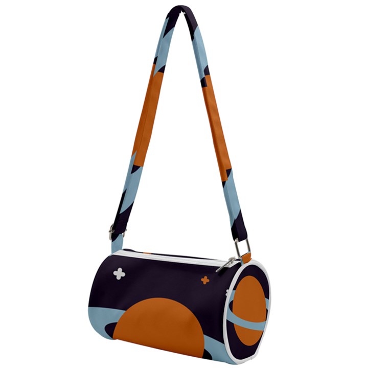 Planet-orbit-universe-star-galaxy Mini Cylinder Bag