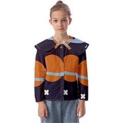 Planet-orbit-universe-star-galaxy Kids  Peter Pan Collar Blouse by Cowasu