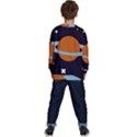 Planet-orbit-universe-star-galaxy Kids  Crewneck Sweatshirt View4