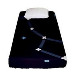 Celebrities-categories-universe-sky Fitted Sheet (single Size) by Cowasu