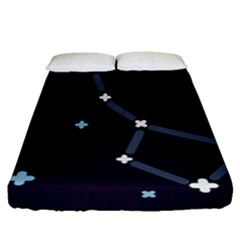 Celebrities-categories-universe-sky Fitted Sheet (queen Size) by Cowasu