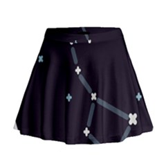 Celebrities-categories-universe-sky Mini Flare Skirt by Cowasu