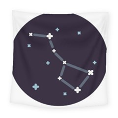 Celebrities-categories-universe-sky Square Tapestry (large)